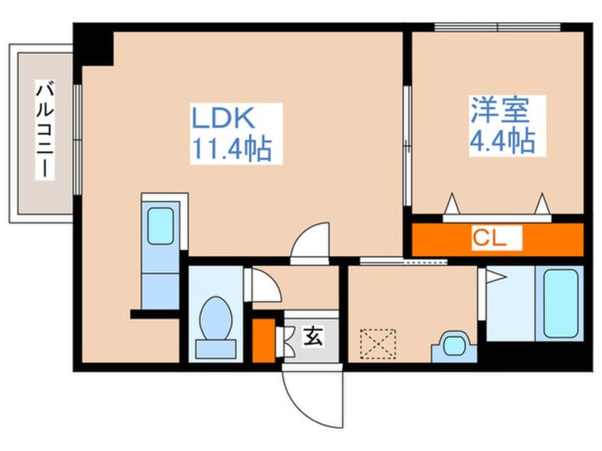 間取図 プロヴィデンス南平岸