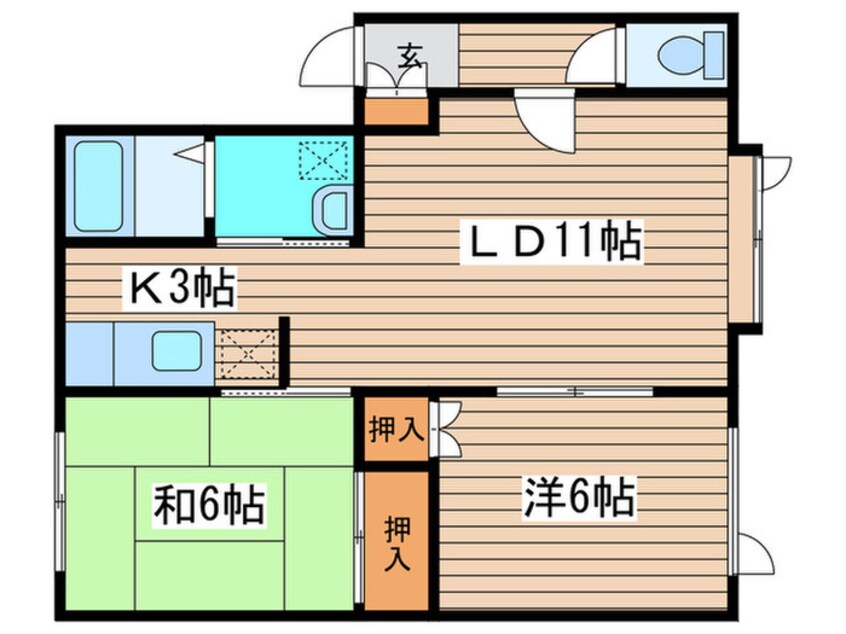 間取図 イ－ストコ－ト