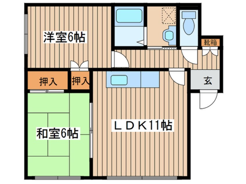 間取図 ロイヤル２３