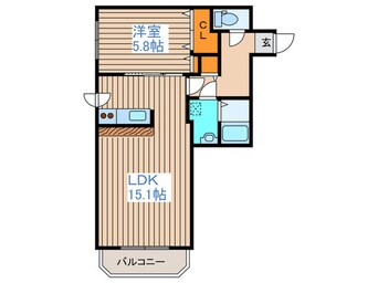 間取図 ライオンズパレス平岸