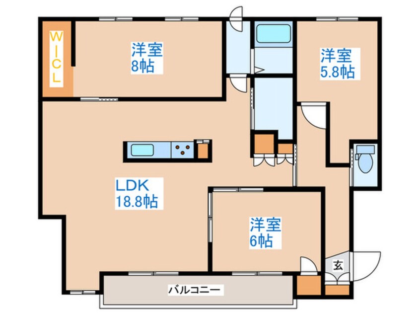 間取図 SUN　WHOLE21