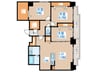 S-RESIDENCE大通公園admirio 3LDKの間取り