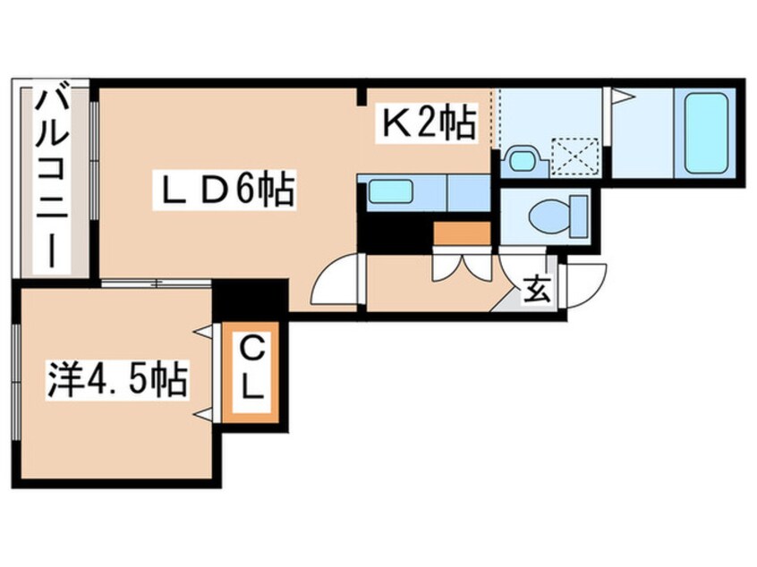 間取図 第２北美マンション