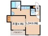 第２北美マンション 1LDKの間取り