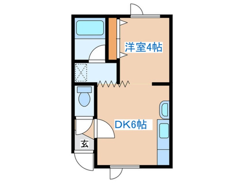 間取図 サンコ－ト発寒