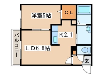 間取図 ジェミニ麻生ａ