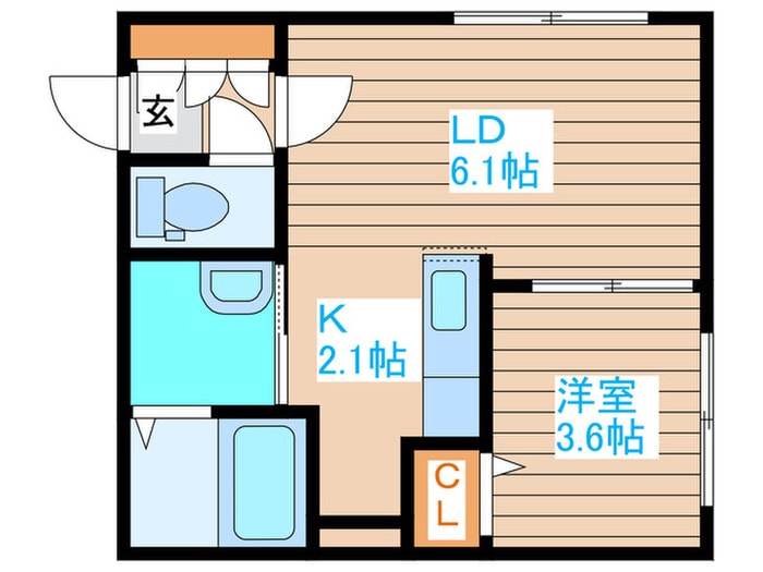間取り図 Encore南郷13