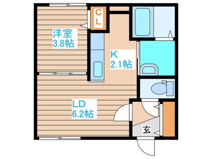 間取り図 Encore南郷13