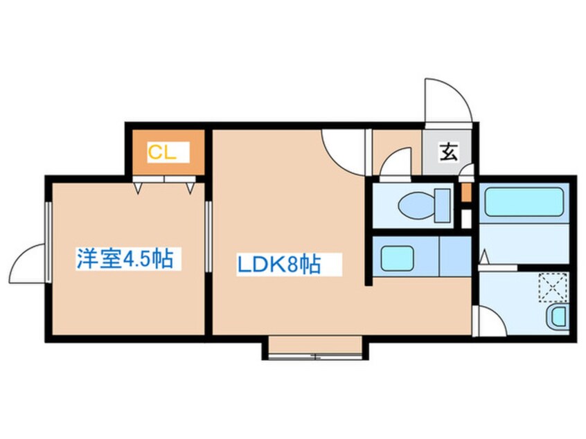 間取図 フリューブジョーヌⅢ
