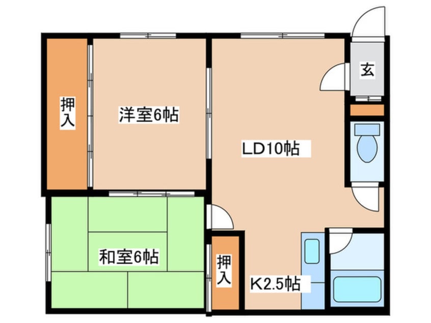間取図 東栄ハウス