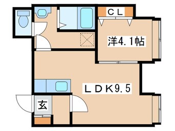 間取図 クレストコート南平岸