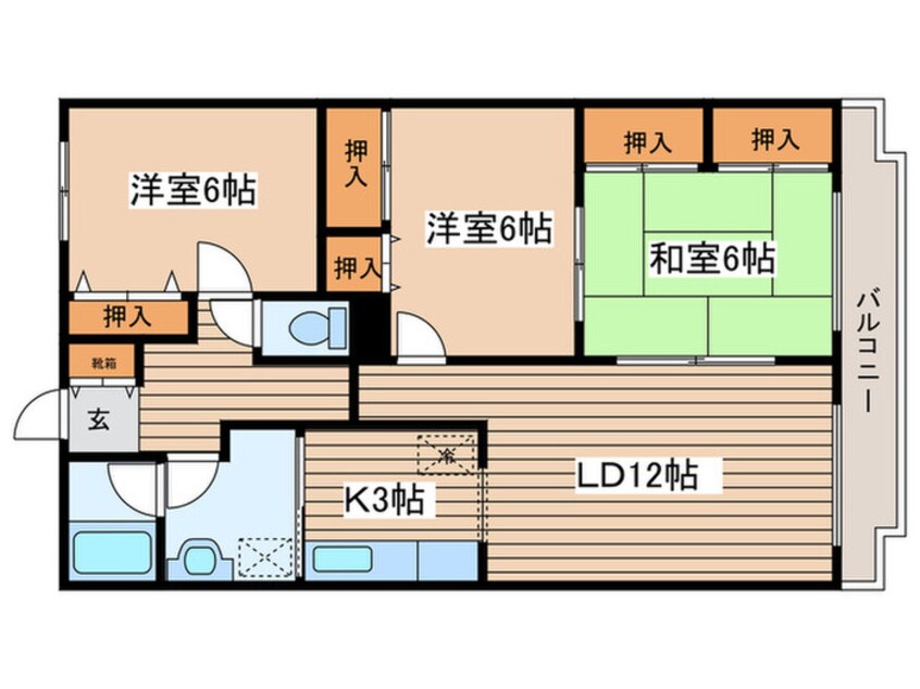 間取図 イマ－ジュ２５