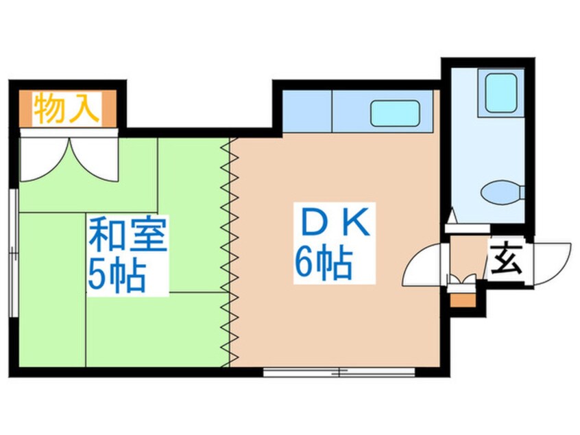 間取図 コーポ川原Ｂ