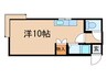 ソニア円山 1Rの間取り