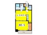 Vertical 18 1LDKの間取り