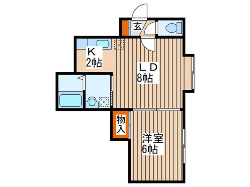 間取図 ＶＩＳＡＧＥ橘