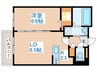 GUARDIAN　TEINE 1LDKの間取り