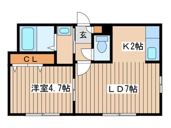 間取図 アズライトＮ１７