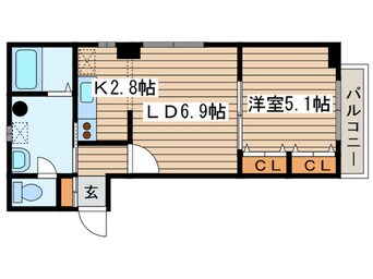 間取図 サングリ－ン東豊