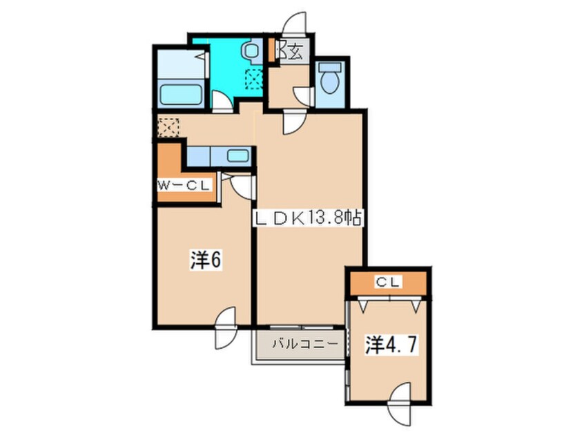 間取図 プリマヴェーラ白石