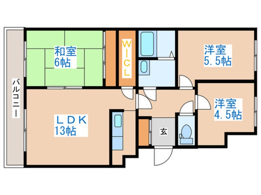 間取図 デイトナ