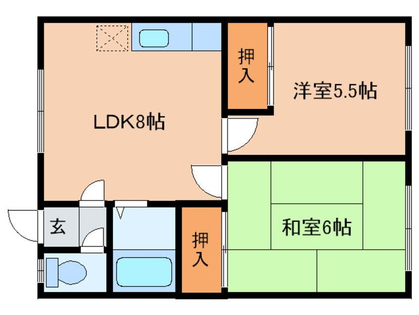 間取図 恵ハウス