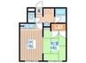 はるみマンション 1DKの間取り