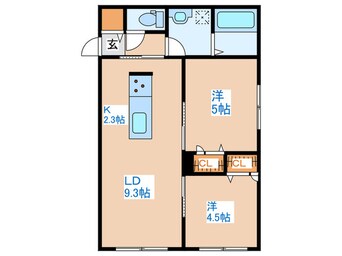 間取図 UNIQUS宮の森
