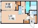 casaAT豊平公園3rdの間取図