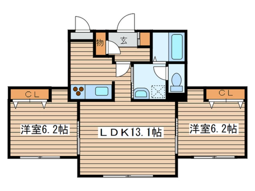 間取図 ルミナス本町