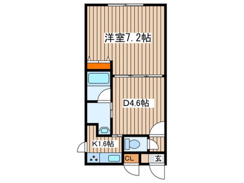 間取図 コスモ美香保
