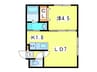 First Class 南円山 1LDKの間取り