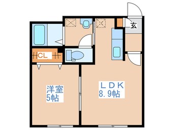 間取図 ｃｏｃｏＬｕ