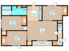 仮）北野２－２AP 3LDKの間取り