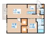 ブランシャールALAIN幌平橋 2LDKの間取り