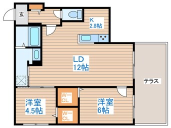 間取図 ブランシャールALAIN幌平橋