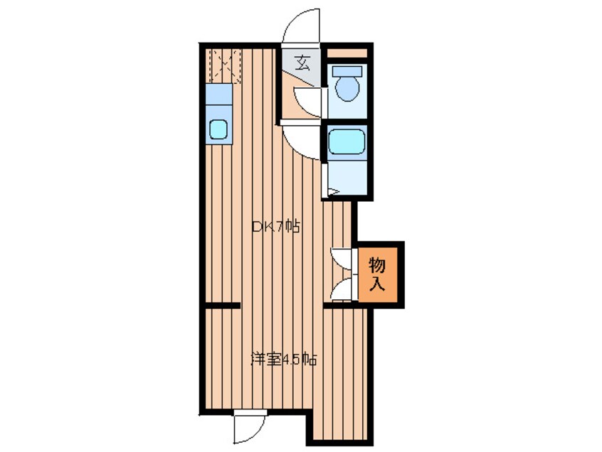 間取図 パルコ－ト南郷１８