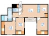 EEL八軒 3LDKの間取り