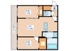 EEL八軒 2LDKの間取り