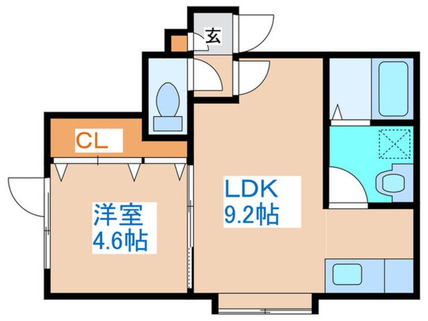 間取図 マイコ－ト北郷