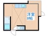 ＤＣカーサ琴似 1Rの間取り
