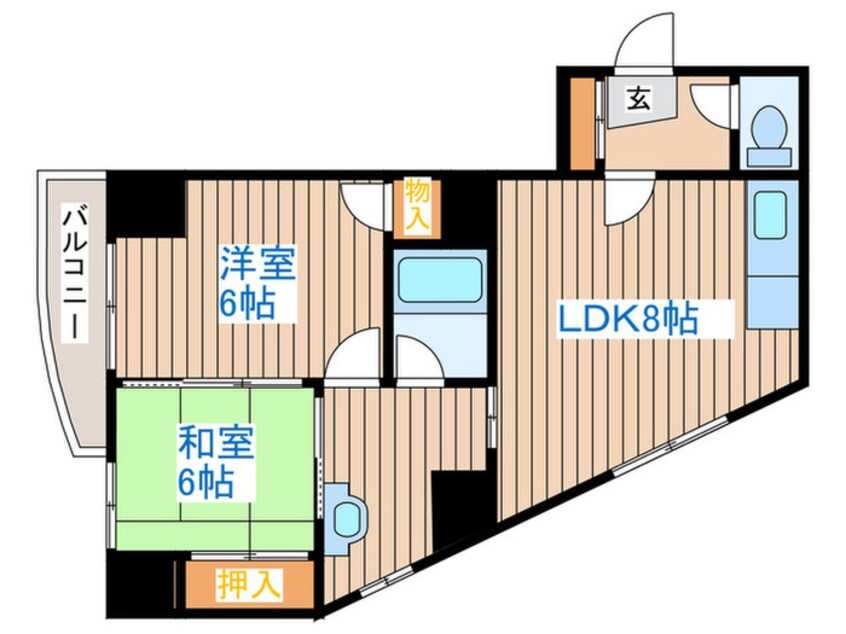 間取図 ファンシ－西町