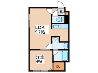 間取図 ＨＯＰＥ月寒中央Ｃ