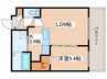 サブレ 1LDKの間取り