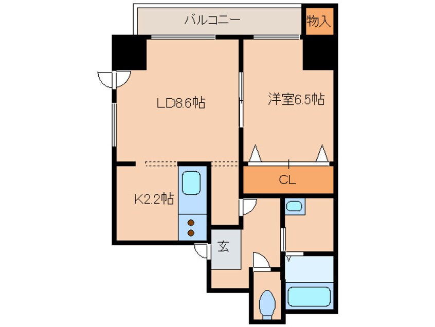 間取図 サンコ－ト平和通