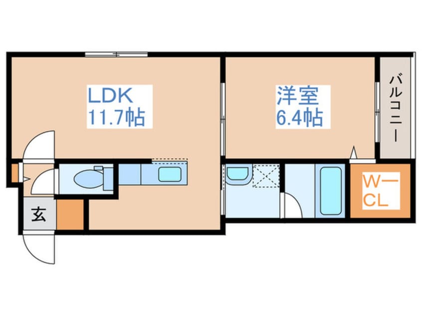 間取図 グランスター８