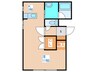 宮の森310マンション 1Kの間取り