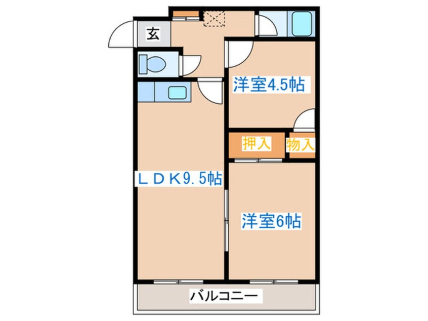 間取図 第１粕谷マンション