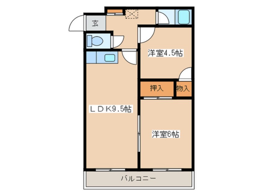 間取図 第１粕谷マンション