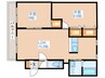 ラシャンス 2LDKの間取り